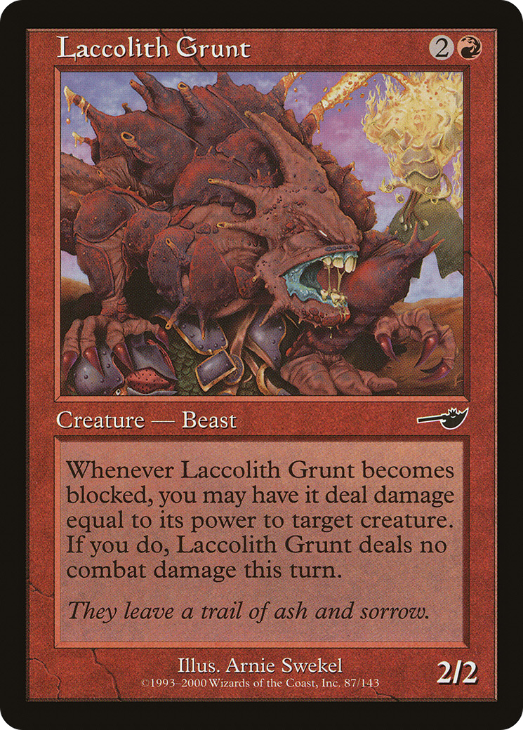 Laccolith Grunt (NMS-087) - Nemesis