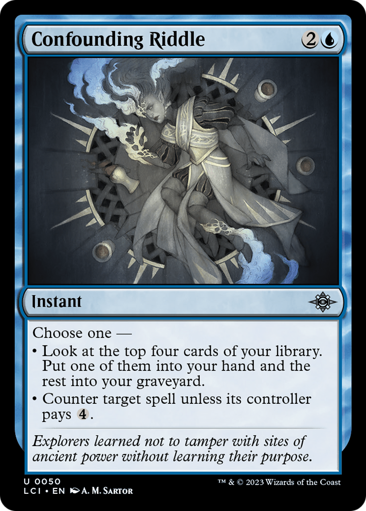 Confounding Riddle (LCI-050) - The Lost Caverns of Ixalan Foil