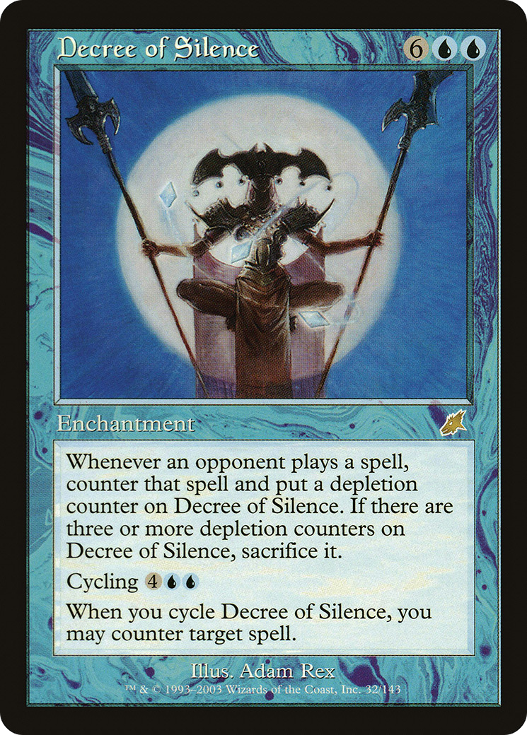 Decree of Silence (SCG-032) - Scourge Foil