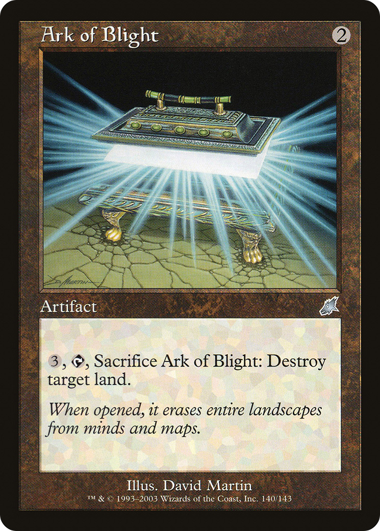 Ark of Blight (SCG-140) - Scourge Foil