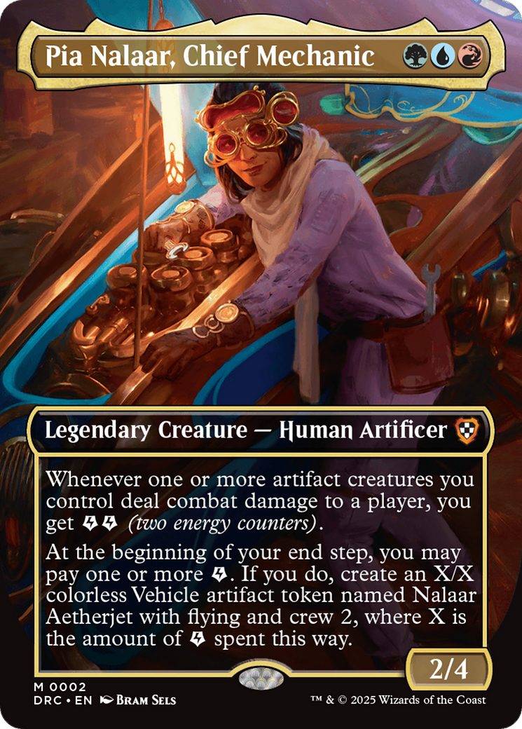 Pia Nalaar, Chief Mechanic (DRC-002) - Commander: Aetherdrift (Borderless)
