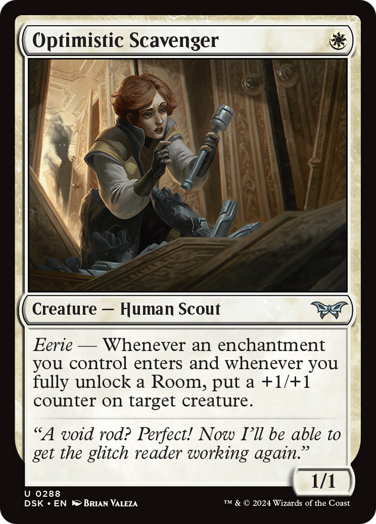Optimistic Scavenger (DSK-288) - Duskmourn: House of Horror Foil