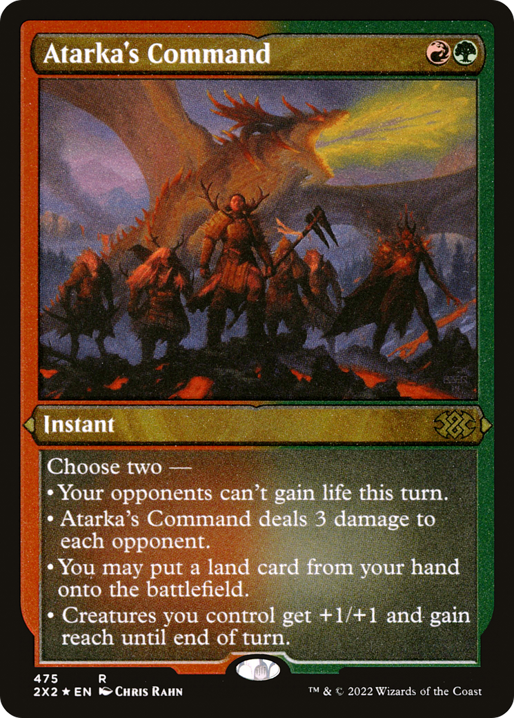 Atarka's Command (2X2-475) - Double Masters 2022 Foil