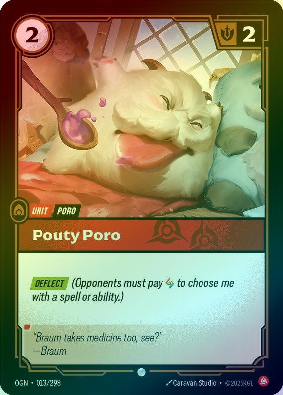 Pouty Poro - 013/298 - Common (Foil)