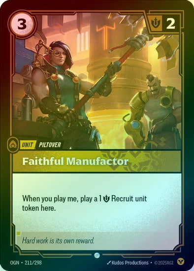 Faithful Manufactor - 211/298 - Common (Foil)