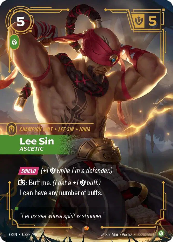 Lee Sin - Ascetic - 078/298 - Epic Foil