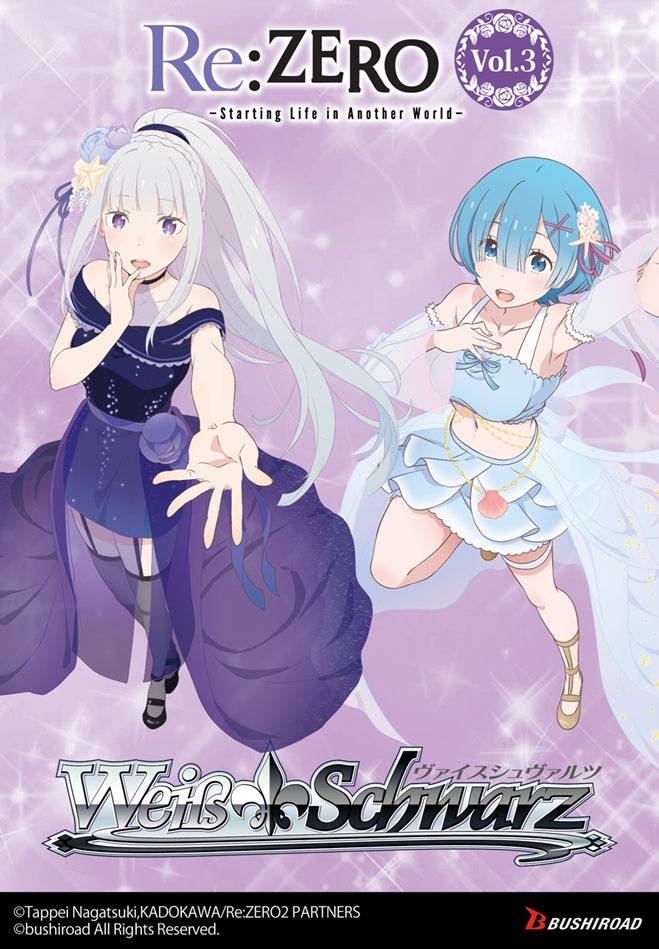 WS RE: ZERO STARTING LIFE IN ANOTHER WORLD VOL. 3 BOOSTER