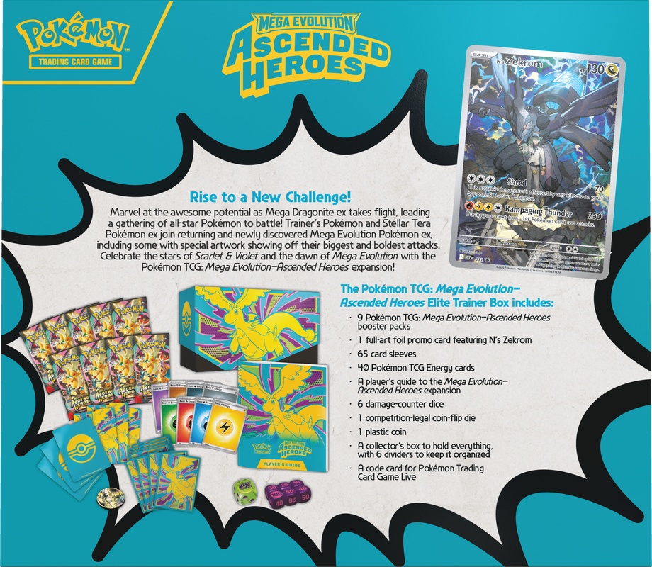 POKEMON ME2.5 ASCENDED HEROES ELITE TRAINER BOX