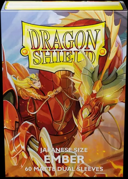 DRAGON SHIELD SLEEVES DUAL JAPANESE MATTE EMBER (60)