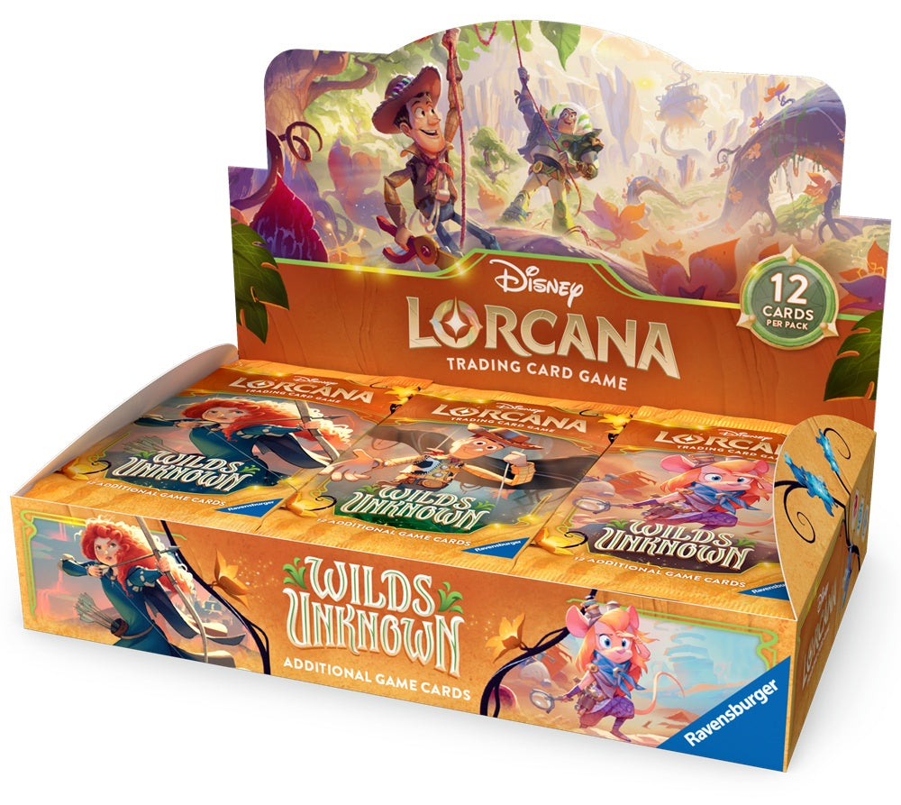 DISNEY LORCANA SET 12 WILDS UNKNOWN BOOSTER