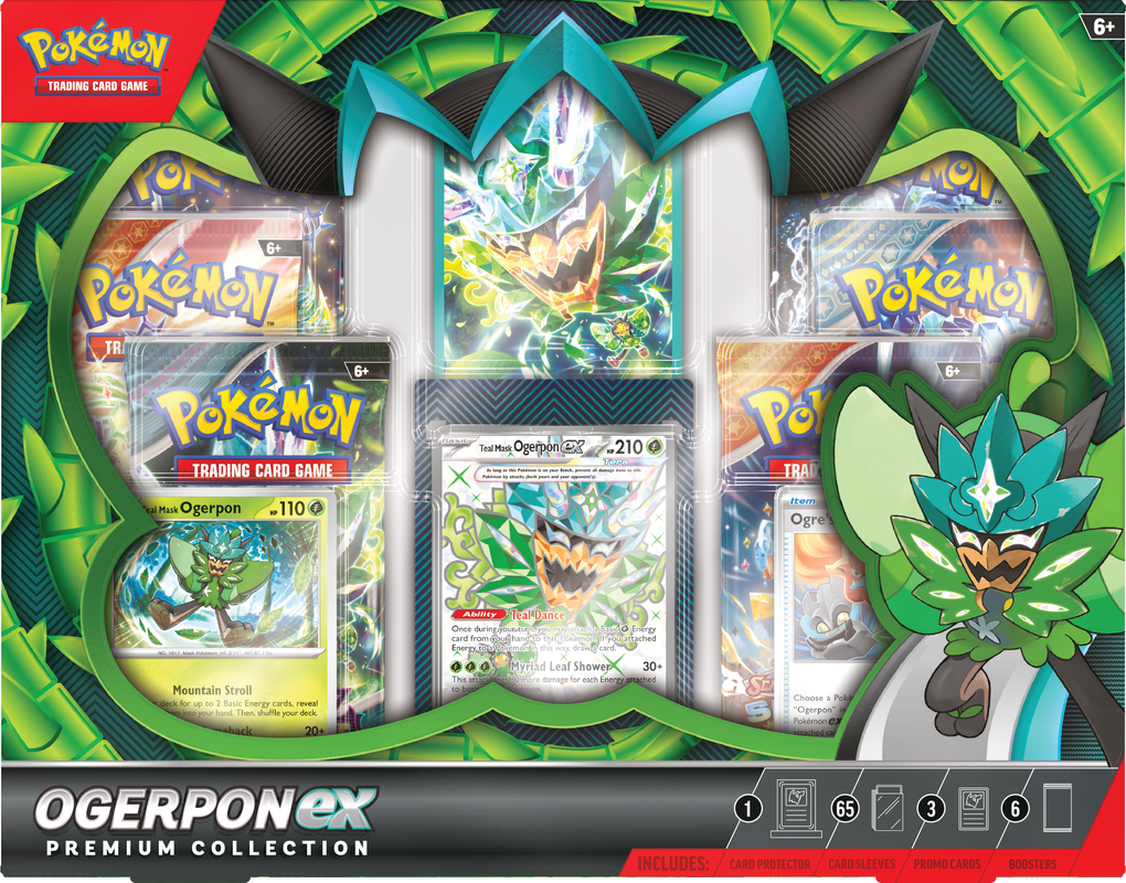 Pokémon Ogerpon Ex Premium Collection Box
