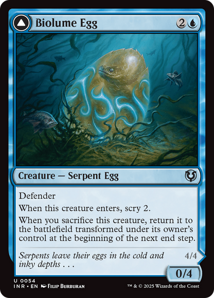 Biolume Egg // Biolume Serpent (INR-054) - Innistrad Remastered
