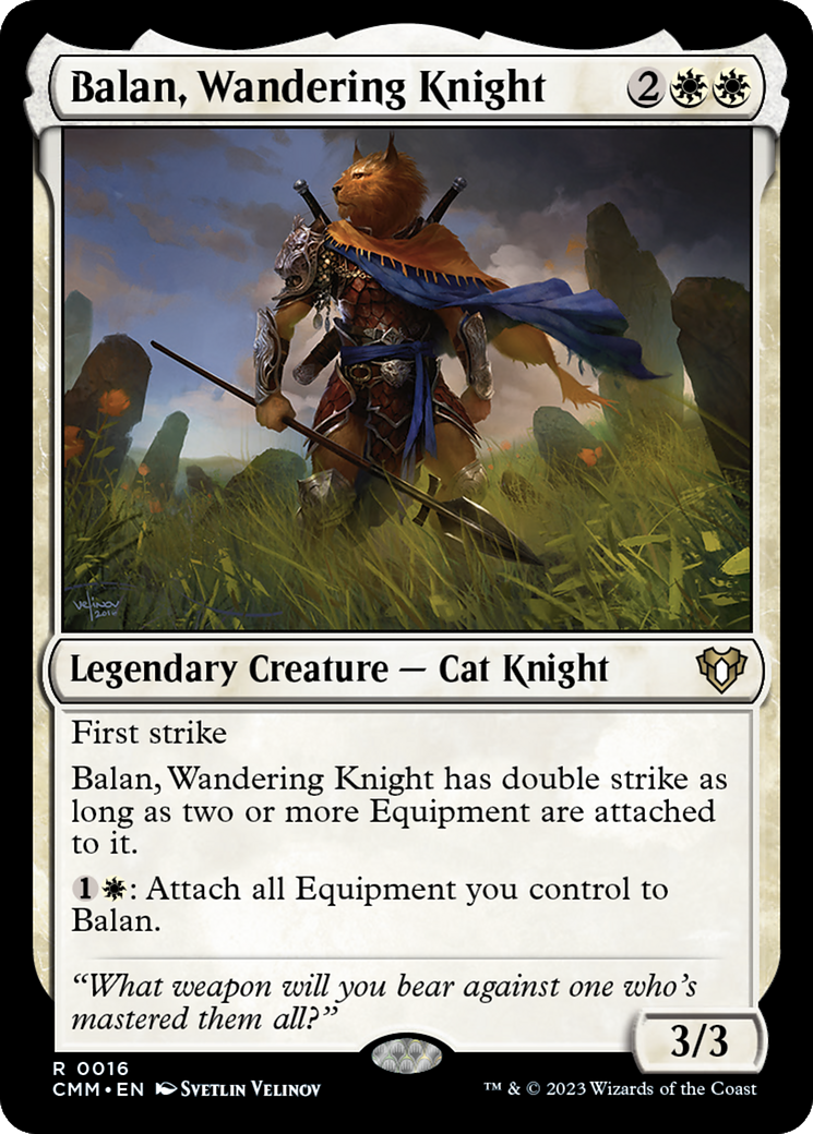 Balan, Wandering Knight (CMM-016) - Commander Masters