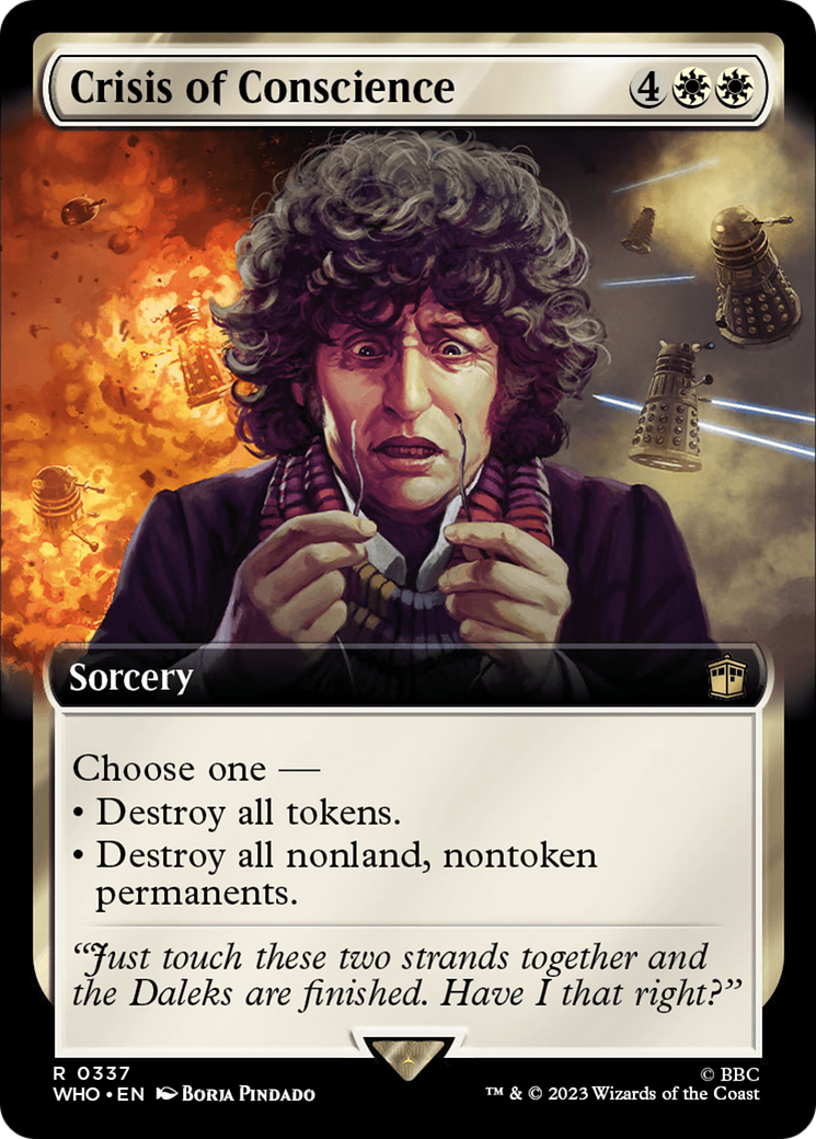 Crisis of Conscience (Extended Art) (WHO-337) - Doctor Who: (Extended Art) Foil