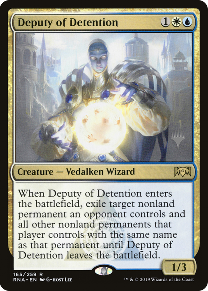 Deputy of Detention (PPELD-165P) - Ravnica Allegiance Promos Foil