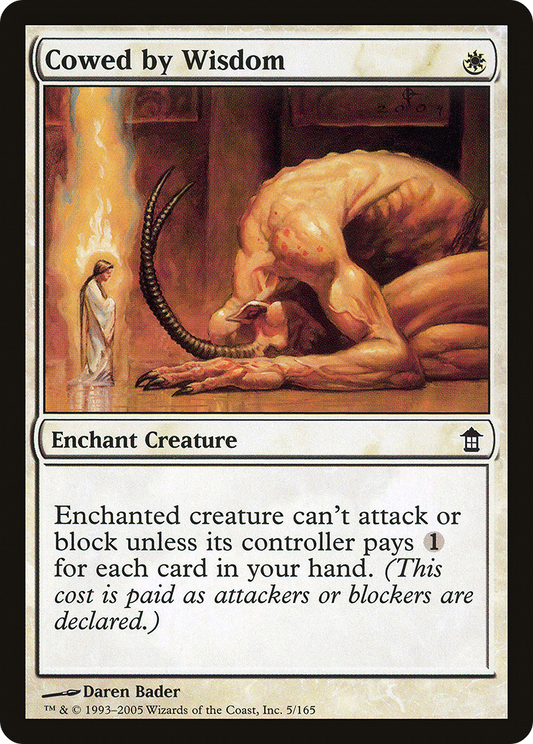 Cowed by Wisdom (SOK-005) - Saviors of Kamigawa Foil