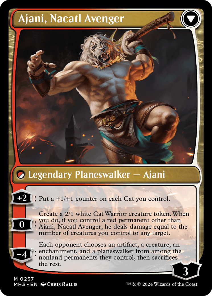 Ajani, Nacatl Pariah (MH3-237) - Modern Horizons 3 Foil