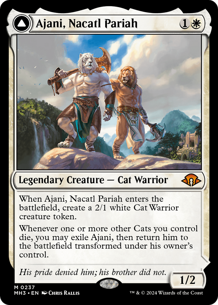 Ajani, Nacatl Pariah (MH3-237) - Modern Horizons 3 Foil