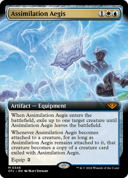 Assimilation Aegis (Extended Art) (OTJ-348) - Outlaws of Thunder Junction: (Extended Art)