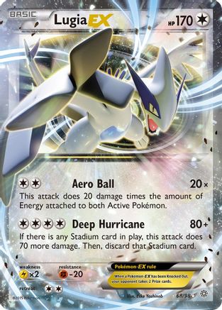 Lugia EX 068/98  - Holofoil XY  Ancient Origins - Ultra Rare