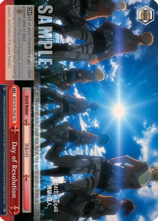 Day of Resolution (AOT/S35-TE20 TD) - Attack on Titan