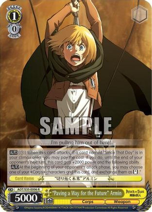 "Paving a Way for the Future" Armin (AOT/S35-E006 R) - Attack on Titan