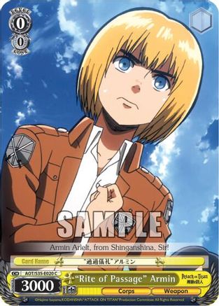 "Rite of Passage" Armin (AOT/S35-E020 C) - Attack on Titan
