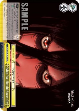 What We Should Focus On (B) (AOT/S35-E029b CC) - Attack on Titan
