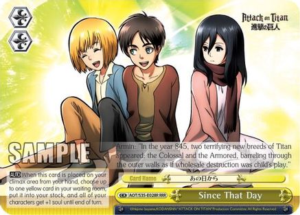 Since That Day (RRR) (AOT/S35-E028R RRR) - Attack on Titan