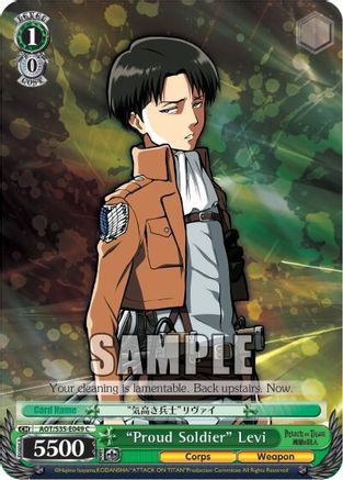 "Proud Soldier" Levi (AOT/S35-E049 C) - Attack on Titan
