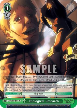Biological Research (AOT/S35-E051 U) - Attack on Titan