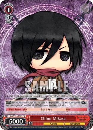 Chimi Mikasa (AOT/S35-E109 PR) - Attack on Titan