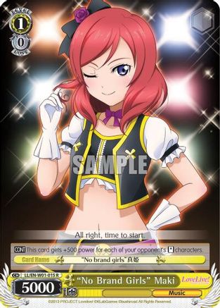 "No Brand Girls" Maki (LL/EN-W01-015 R) - Love Live! DX