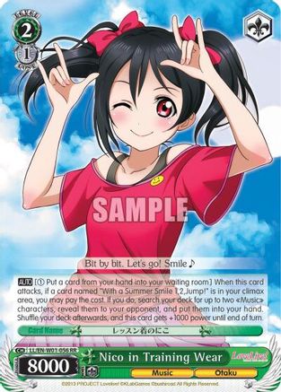 Nico in Training Wear (LL/EN-W01-056 RR) - Love Live! DX