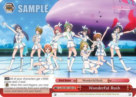 Wonderful Rush (LL/EN-W01-090 CR) - Love Live! DX