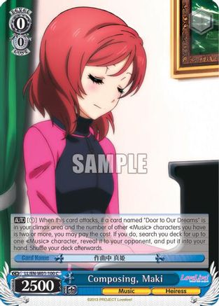 Composing, Maki (LL/EN-W01-100 C) - Love Live! DX