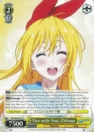 Ties with You, Chitoge (NK/W30-E012 U) - NISEKOI -False Love-
