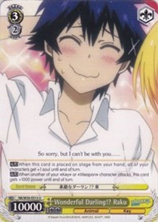 Wonderful Darling!? Raku (NK/W30-E013 U) - NISEKOI -False Love-