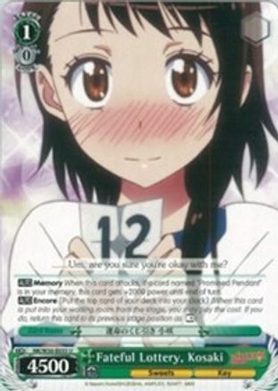 Fateful Lottery, Kosaki (NK/W30-E035 U) - NISEKOI -False Love-