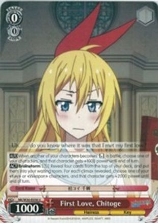 First Love, Chitoge (NK/W30-E058 U) - NISEKOI -False Love-