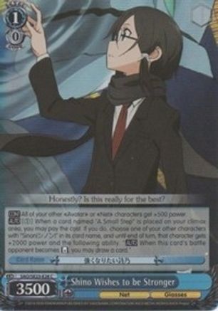 Shino Wishes to be Stronger (Parallel Foil) (SAO/SE23-E28 C) - Sword Art Online II