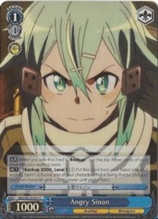 Angry Sinon (Parallel Foil) (SAO/SE23-E31 C) - Sword Art Online II
