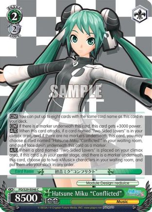Hatsune Miku "Conflicted" (PD/S29-E046 C) - Hatsune Miku: Project DIVA F 2nd