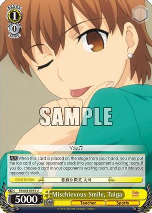 Mischievous Smile, Taiga (FS/S34-E015 U) - Fate/stay night [Unlimited Blade Works]