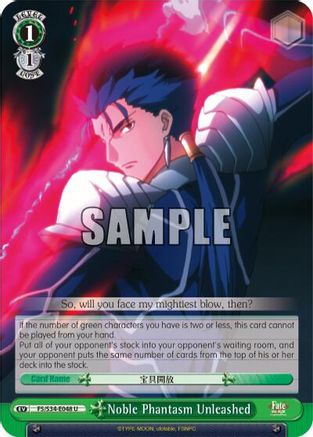 Noble Phantasm Unleashed (FS/S34-E048 U) - Fate/stay night [Unlimited Blade Works]