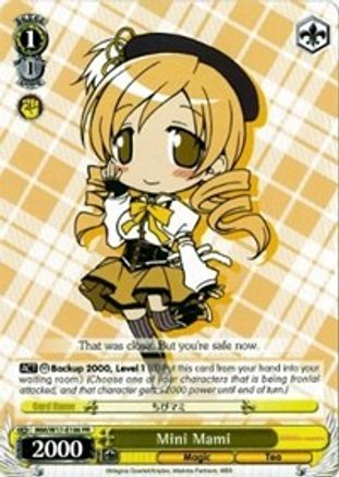 Mini Mami (MM/W17-E106 PR) - Puella Magi Madoka Magica
