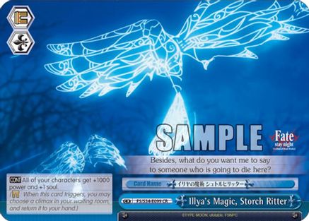 Illya's Magic, Storch Ritter (FS/S34-E099 CR) - Fate/stay night [Unlimited Blade Works]