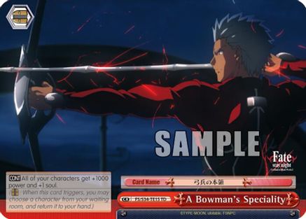 A Bowman's Speciality (TD) (FS/S34-TE15 TD) - Fate/stay night [Unlimited Blade Works]