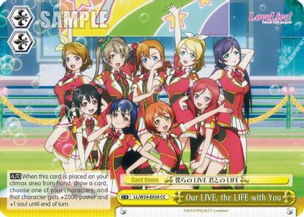 Our LIVE, the LIFE with You (LL/W24-E024 CC) - Love Live!
