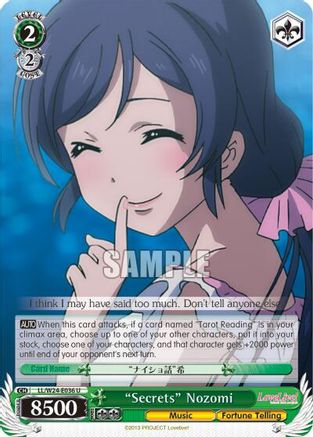 "Secrets" Nozomi (LL/W24-E036 U) - Love Live!